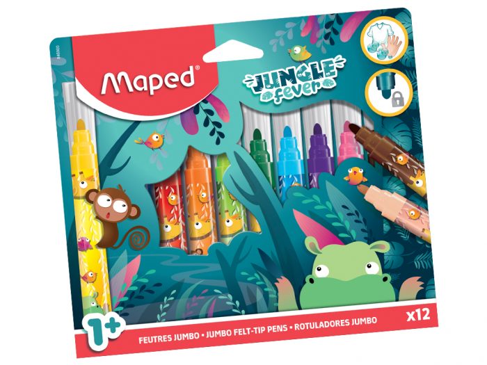 Flomasteris Maped ColorPeps Jungle Fever Jumbo - 1/2