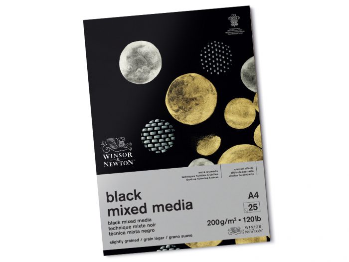 Mixed Media pad Winsor&Newton black - 1/6
