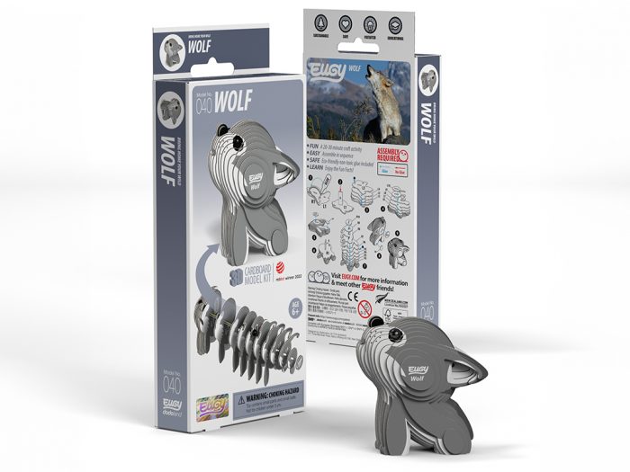 3D puzzle Eugy wolf - 1/6