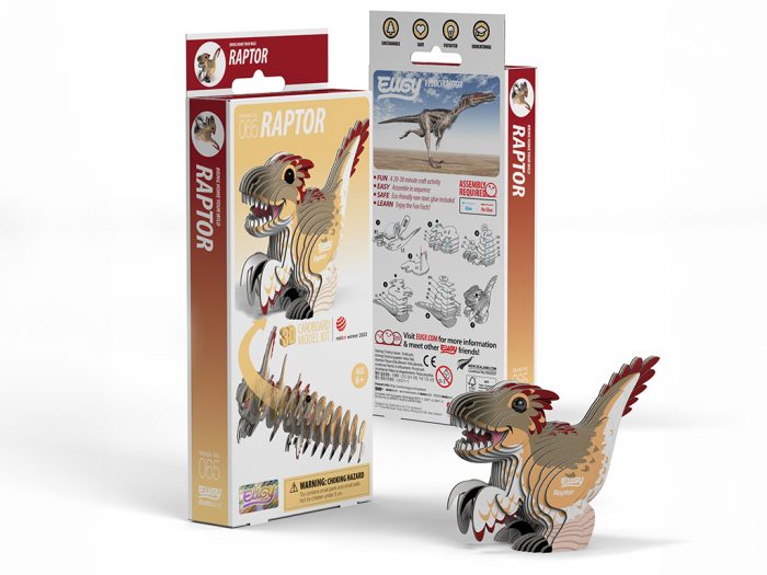 3D modelis Eugy veloceraptors - 1/6