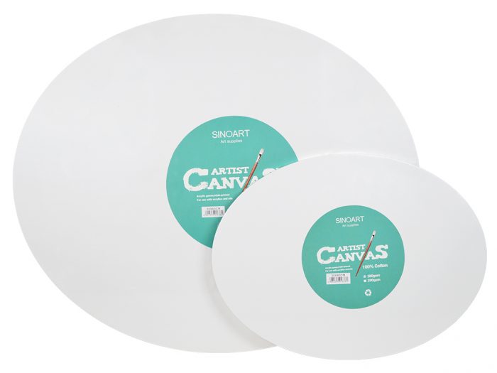 Lõuend raamil Sinoart ovaalne puuvillane - 1/2