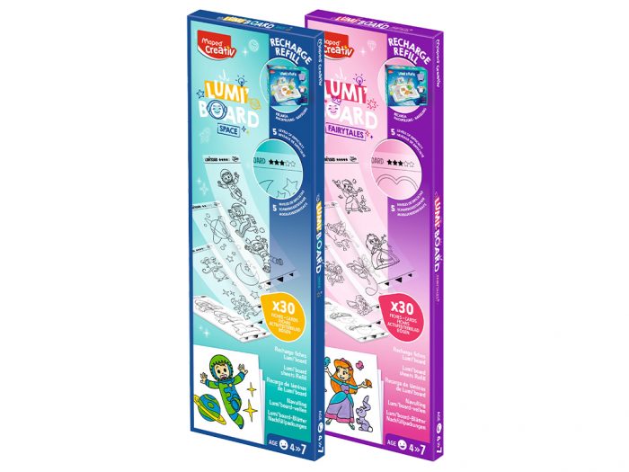 Šabloonlehed valguskastile Maped Creativ Lumi Board - 1/4