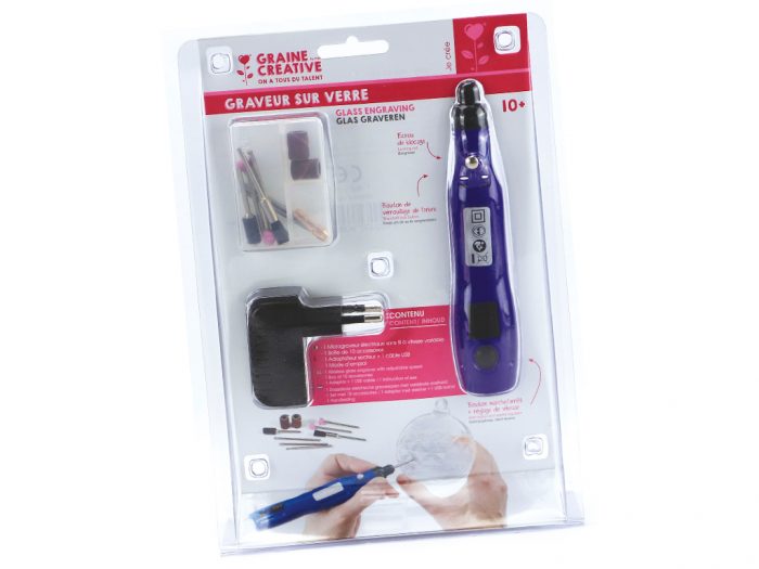 Glass engraving kit Graine Creative - 1/3