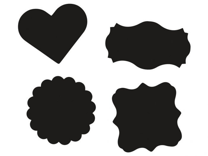 Blackboard foil stickers Rayher - 1/3