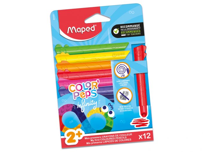 Krāsainais zīmulis Maped Color’Peps Infinity Early Age Jumbo - 1/2