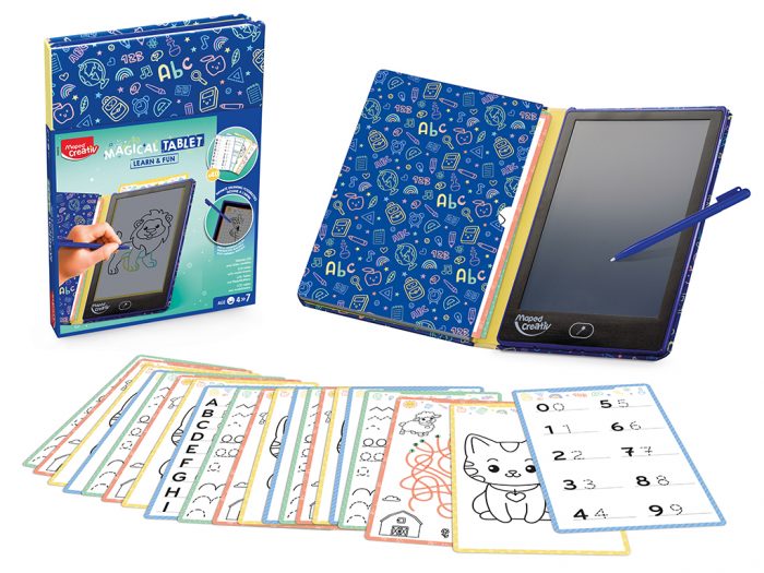 Drawing board LCD Maped Creativ Magical Book Tablet - 1/4