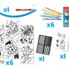 Pūšamie flomasteri komplekts Maped Creativ Blow Pen Pop’Art - 2/4
